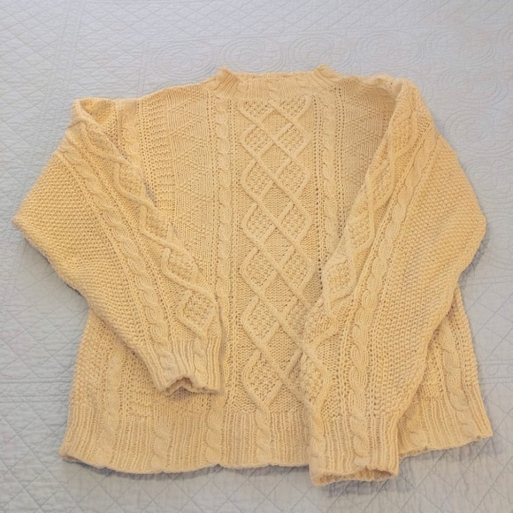 Vintage 1990 Marsh Landing Fisherman sweater. Size large.